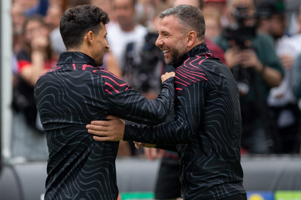 Razvan Rat & Jesus Navas, UEFA Legends Match, Bilbao, 21 May 2025